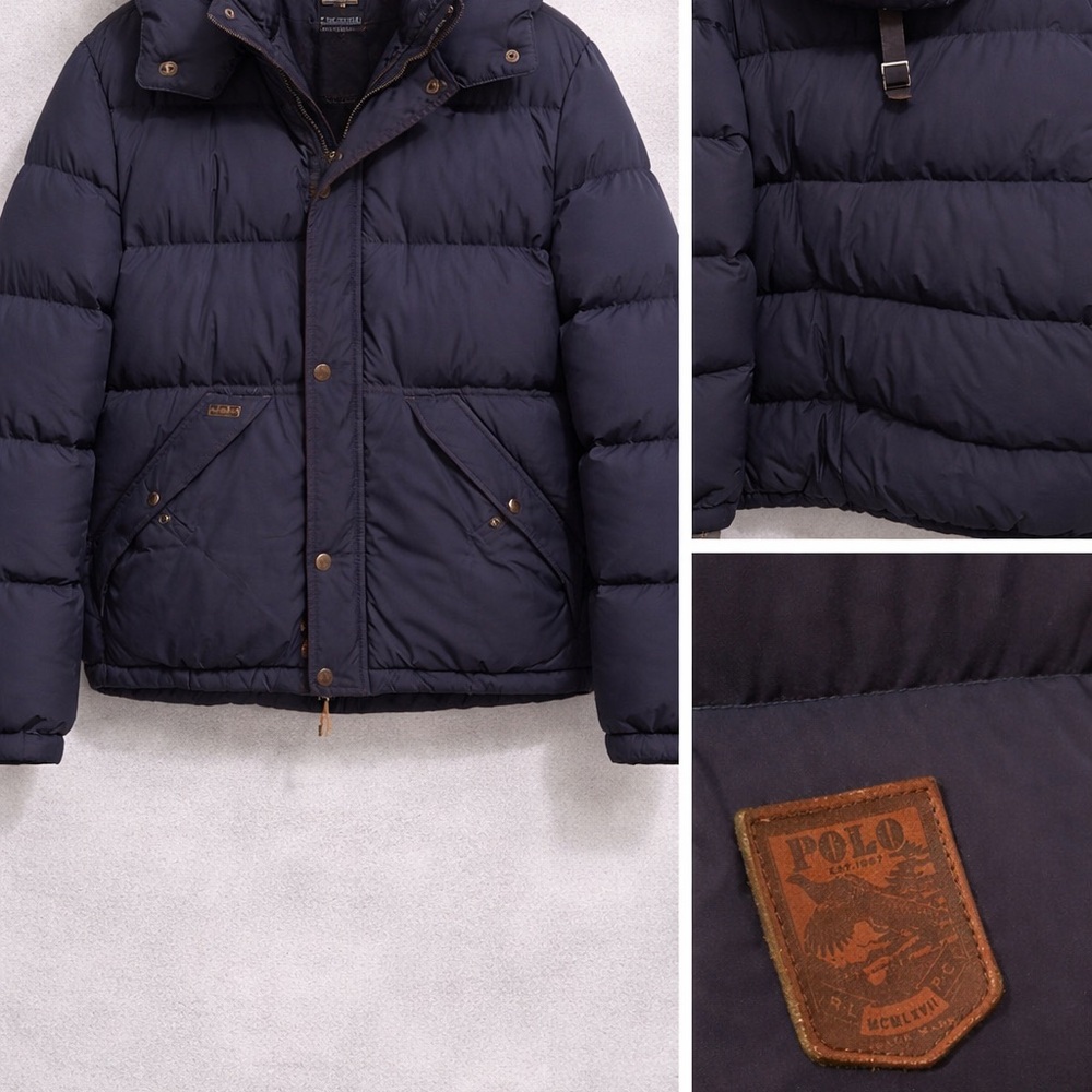 Polo Ralph Lauren Hooded Men’s Navy Puffer Jacket – Size 2X – Like New